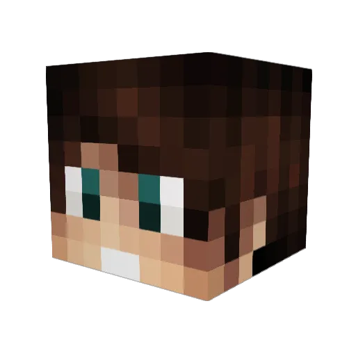 Maximinium123 Minecraft avatar head, 3D render