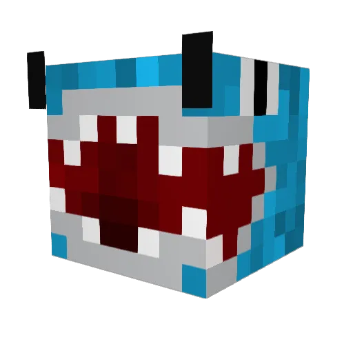 MaximoL Minecraft avatar head, 3D render