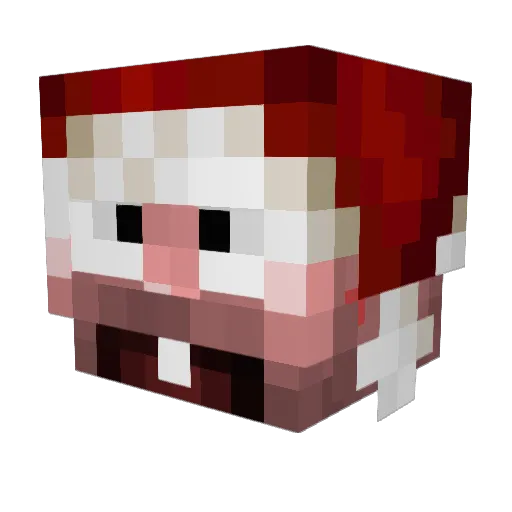 Maximo_69 Minecraft avatar head, 3D render