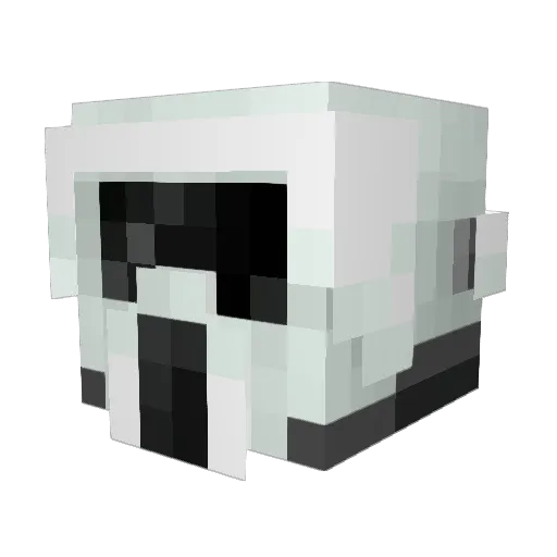 Maximodax Minecraft avatar head, 3D render