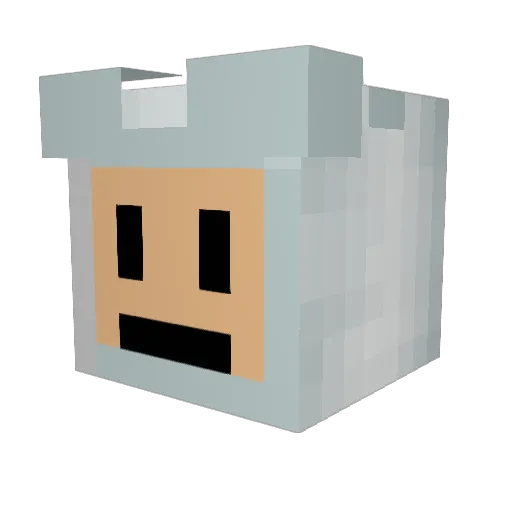 MaximumBlack89 Minecraft avatar head, 3D render