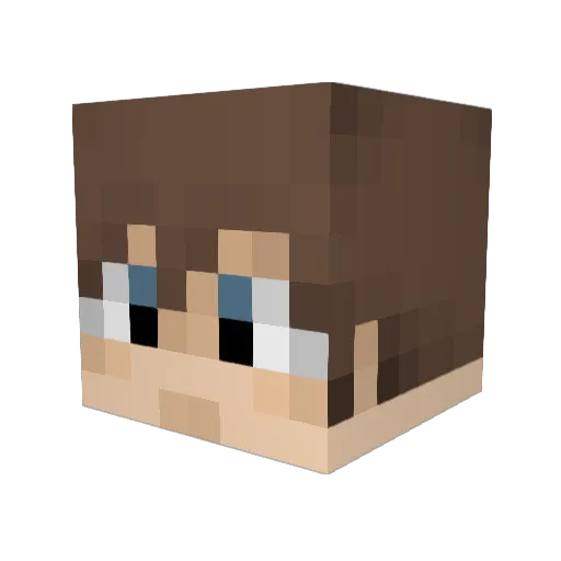 MaximumHeight Minecraft avatar head, 3D render
