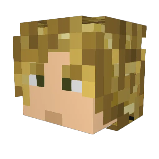 MaximumKai7553 Minecraft avatar head, 3D render
