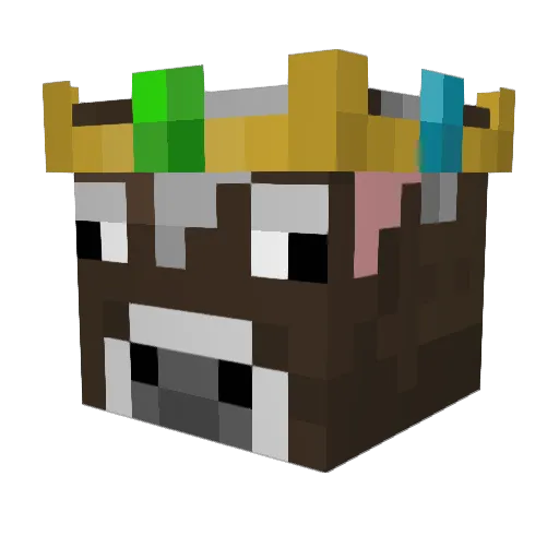 MaximumPaul Minecraft avatar head, 3D render