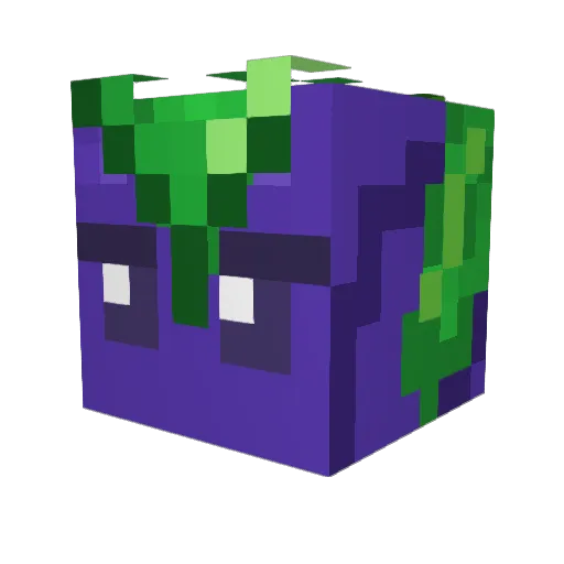 MaximumUpload Minecraft avatar head, 3D render