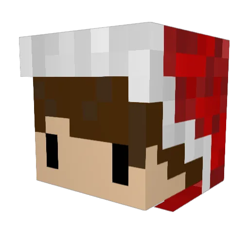 Maximumhams Minecraft avatar head, 3D render