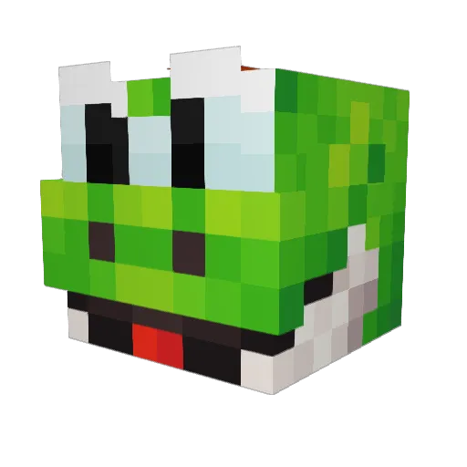 Maximumrage7 Minecraft avatar head, 3D render