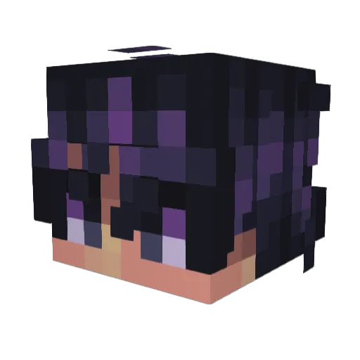 Maximus072 Minecraft avatar head, 3D render
