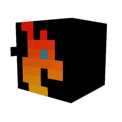 Maximus453 Minecraft avatar head, 3D render