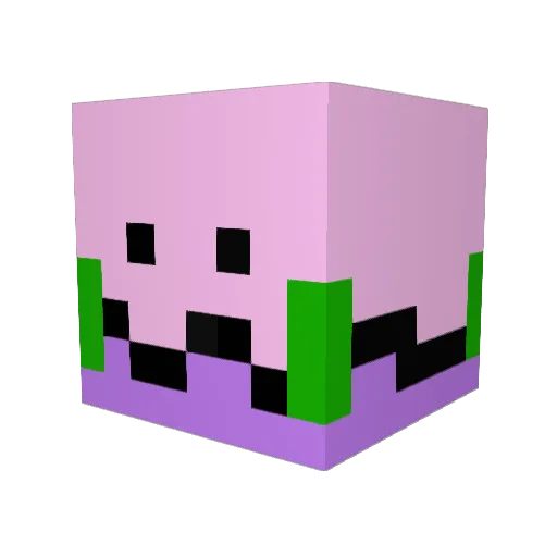 Maximus993 Minecraft avatar head, 3D render
