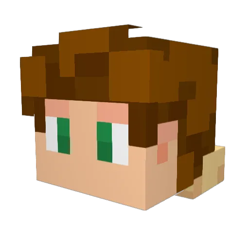MaximusY21 Minecraft avatar head, 3D render