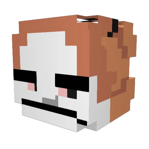 Maximus_Magnus Minecraft avatar head, 3D render