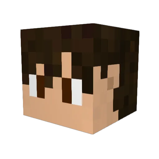 Maximus_X Minecraft avatar head, 3D render