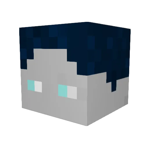 Maximuslos2_YT2 Minecraft avatar head, 3D render