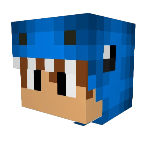 MaximustheLordyt Minecraft avatar head, 3D render
