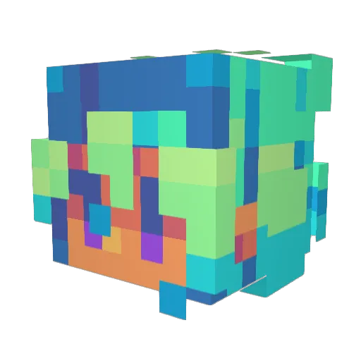 Maxine77 Minecraft avatar head, 3D render