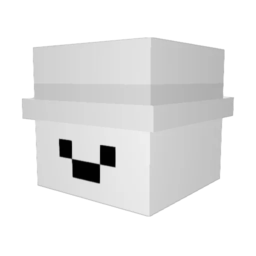 Maxipad75 Minecraft avatar head, 3D render