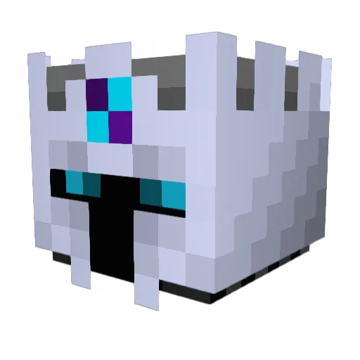 Maxipoo Minecraft avatar head, 3D render