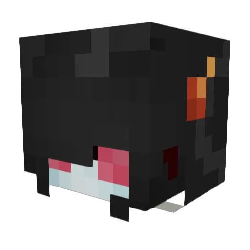 Maxis_Ninja Minecraft avatar head, 3D render