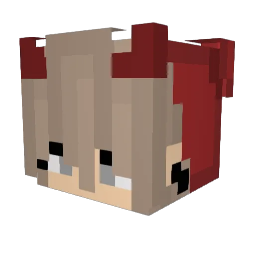 Maxistikk Minecraft avatar head, 3D render
