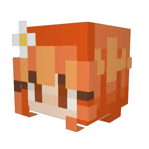 Maxita666 Minecraft avatar head, 3D render