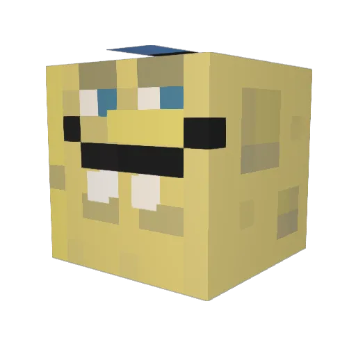 Maxitus_14 Minecraft avatar head, 3D render