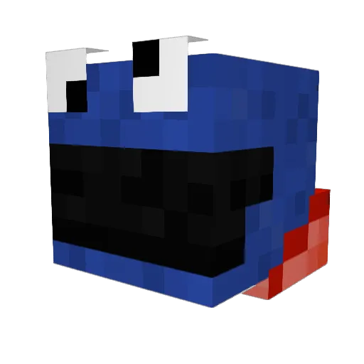 Maxlaza Minecraft avatar head, 3D render