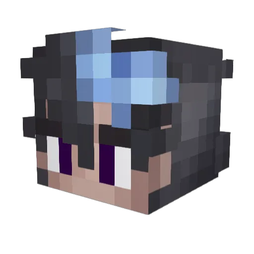 Maxly784 Minecraft avatar head, 3D render