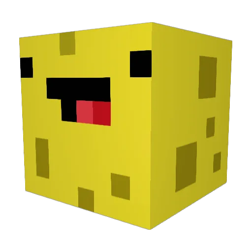 Maxo369 Minecraft avatar head, 3D render