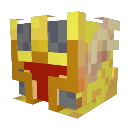 Maxodus_1 Minecraft avatar head, 3D render