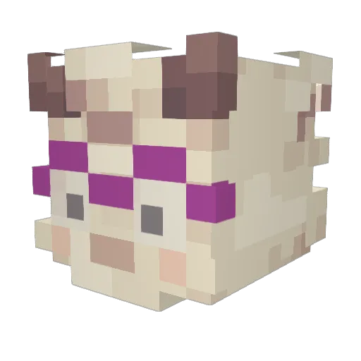 Maxog3n Minecraft avatar head, 3D render