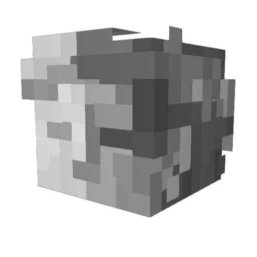 Maxou276 Minecraft avatar head, 3D render