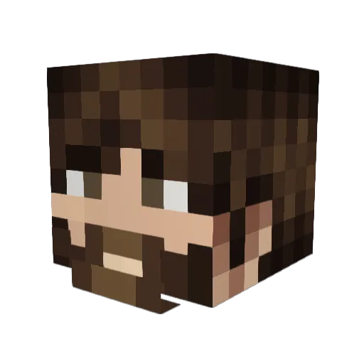 Maxou_le_Picsou Minecraft avatar head, 3D render