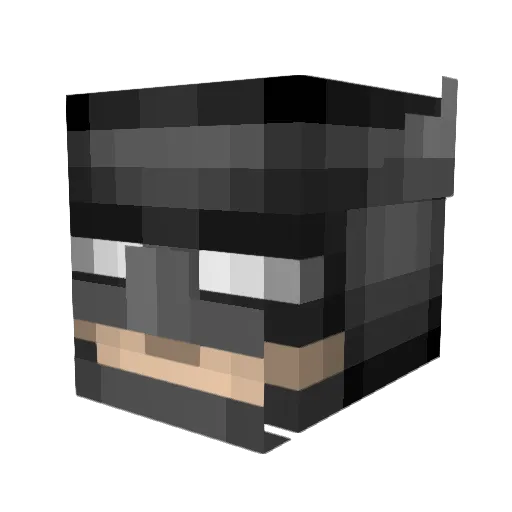Maxouxou971 Minecraft avatar head, 3D render