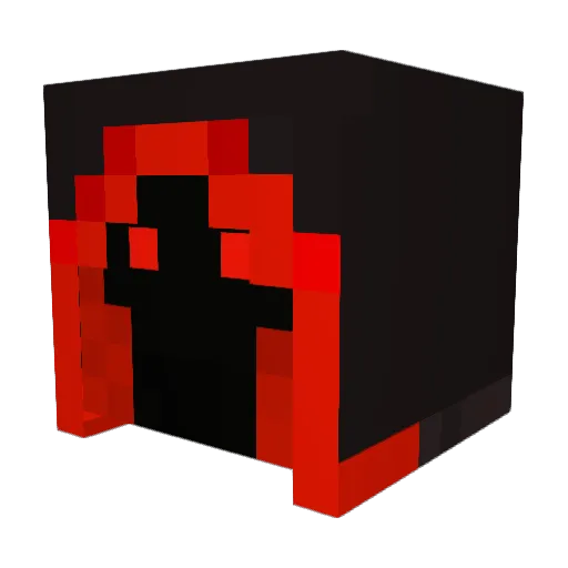 Maxrator Minecraft avatar head, 3D render