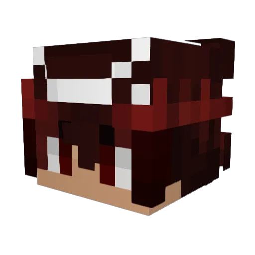 Maxsacre Minecraft avatar head, 3D render