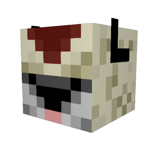 Maxshredder88 Minecraft avatar head, 3D render