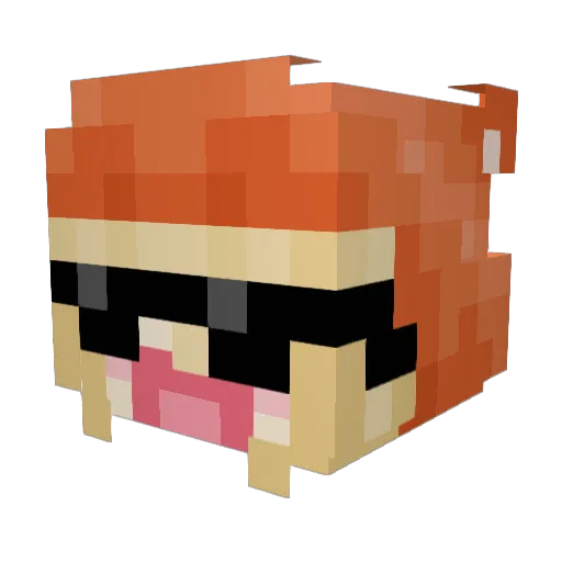 Maxsie__ Minecraft avatar head, 3D render