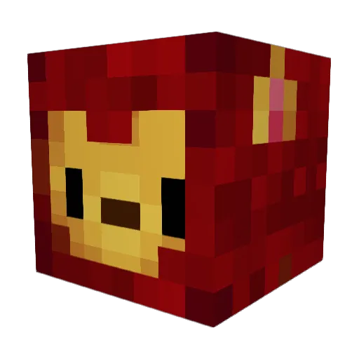 Maxsoult Minecraft avatar head, 3D render