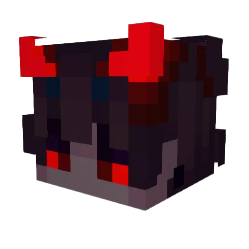 Maxtozavr Minecraft avatar head, 3D render