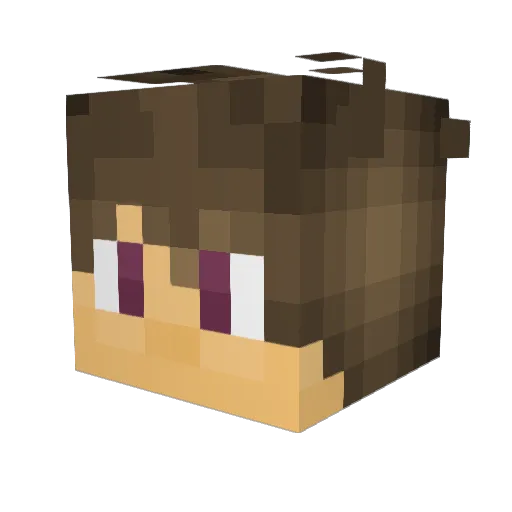 Maxumus2001 Minecraft avatar head, 3D render