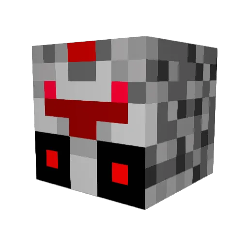 Maxv00B Minecraft avatar head, 3D render