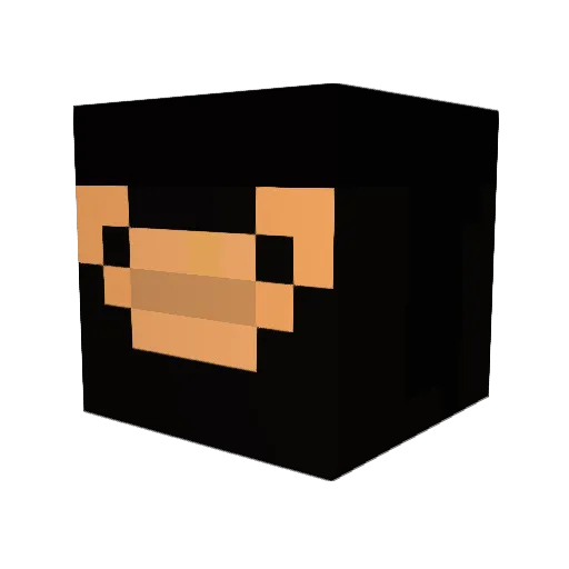 Maxwave Minecraft avatar head, 3D render