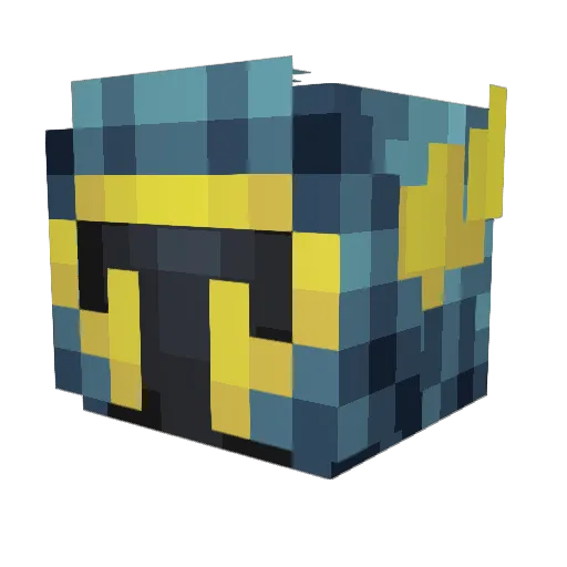 MaxwellAM1 Minecraft avatar head, 3D render