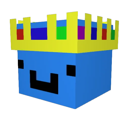 MaxwellDorman Minecraft avatar head, 3D render
