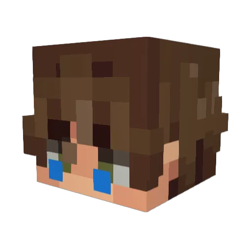 Maxx7070 Minecraft avatar head, 3D render