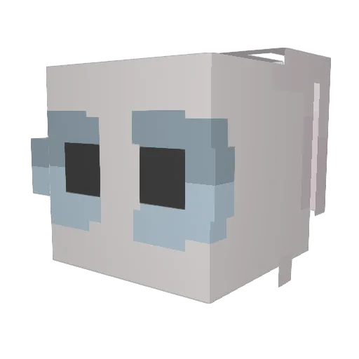 MaxxSuckz Minecraft avatar head, 3D render