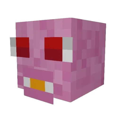 Maxxybois Minecraft avatar head, 3D render