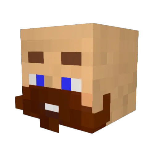 Maxy23 Minecraft avatar head, 3D render