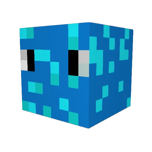 MaxyoCat Minecraft avatar head, 3D render